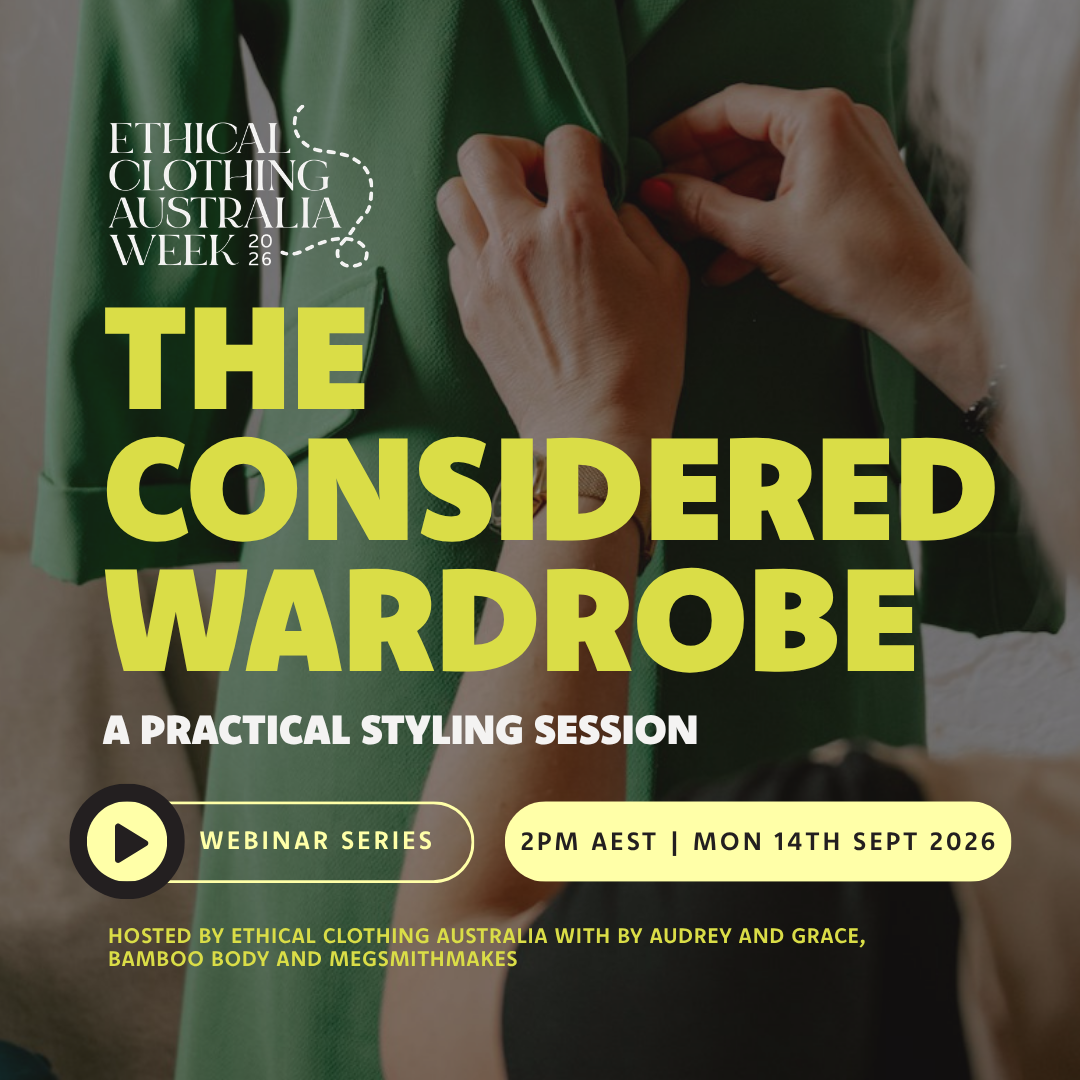 Why I'm Accredited by Ethical Clothing Australia