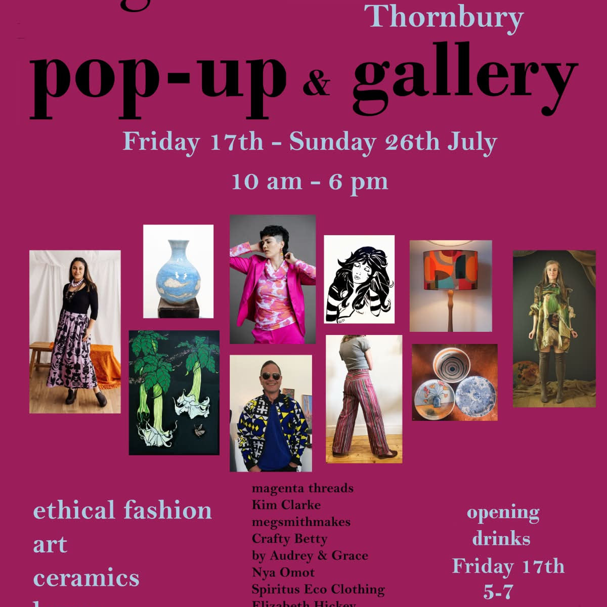 by Audrey & Grace at the Magenta Pop Up and Gallery, Thornbury — July 2026