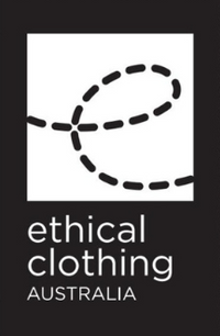 A rectangular image of the Ethical Clothing Australia Logo