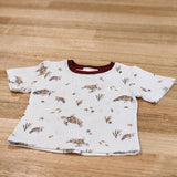 Kids tee in Turtles print, Australian cotton Front View
