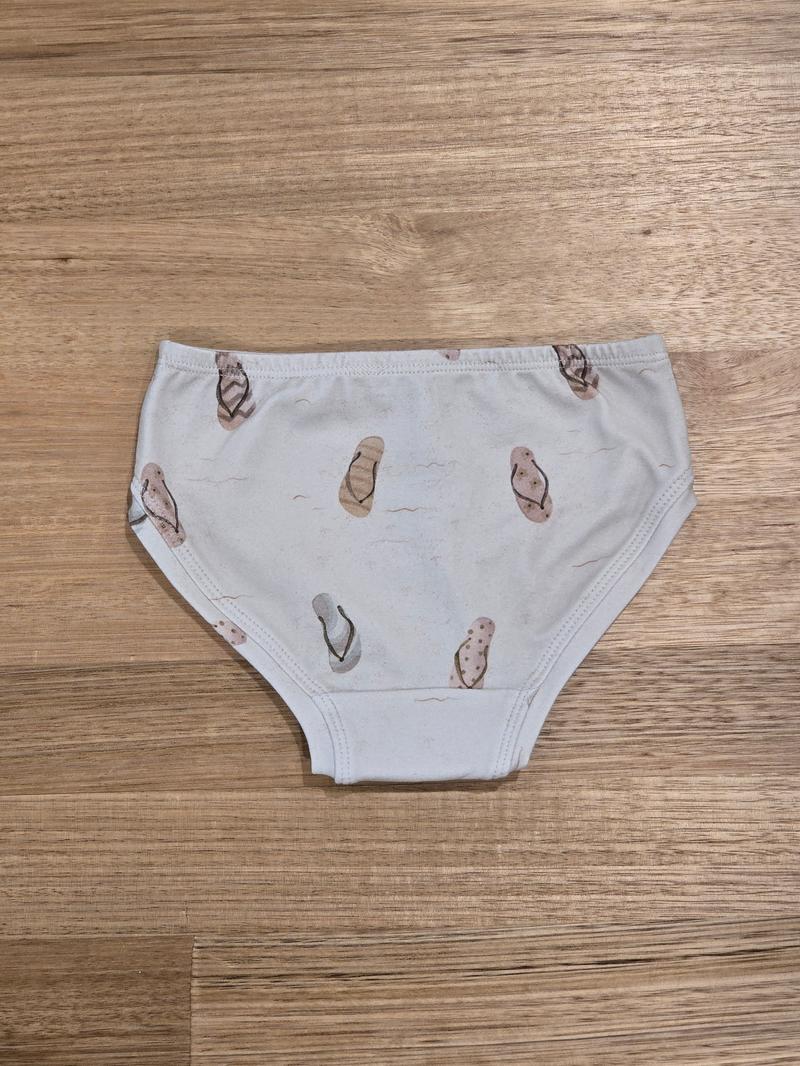 Little Girls Briefs Flip Flops - Comfortable Australian Made Underwear-Girls Underwear-2-3-byaudreyandgrace