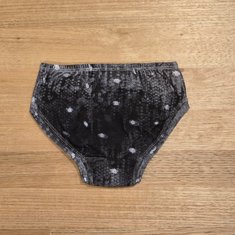 Little Girls Briefs Night Snow - Comfortable Australian Made Underwear-Girls Underwear-2-3-byaudreyandgrace