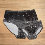 Little Girls Briefs Night Snow - Comfortable Australian Made Underwear-Girls Underwear-2-3-byaudreyandgrace