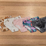 Little Girls Briefs Night Snow - Comfortable Australian Made Underwear-Girls Underwear-2-3-byaudreyandgrace