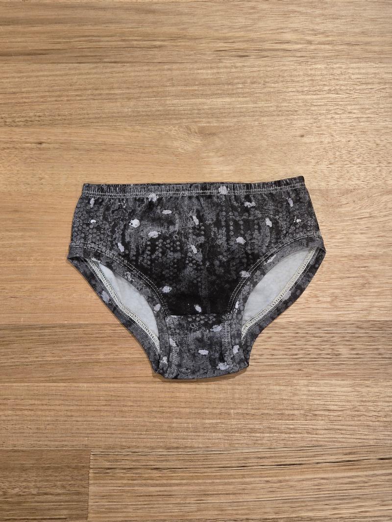 Little Girls Briefs Night Snow - Comfortable Australian Made Underwear-Girls Underwear-2-3-byaudreyandgrace