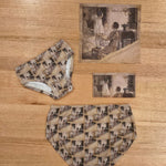 The Mother and Child collection by Audrey and Grace, including matching ladies and kids underwear, handkerchief and pouch, Australian women's clothing