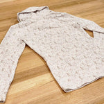The Ruby Jumper Leopard Print, with large cowl neck, Australian Women's Jumpers made from Australian cotton — Flat lay mid shot cropped