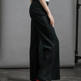 Pin Stripe Trousers - Grey Italian Wool