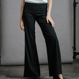 Pin Stripe Trousers - Grey Italian Wool